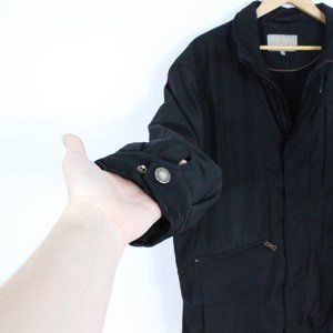 Men's Black Military Field Jacket